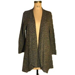 Eileen Fisher 100% linen knit light cardigan duster